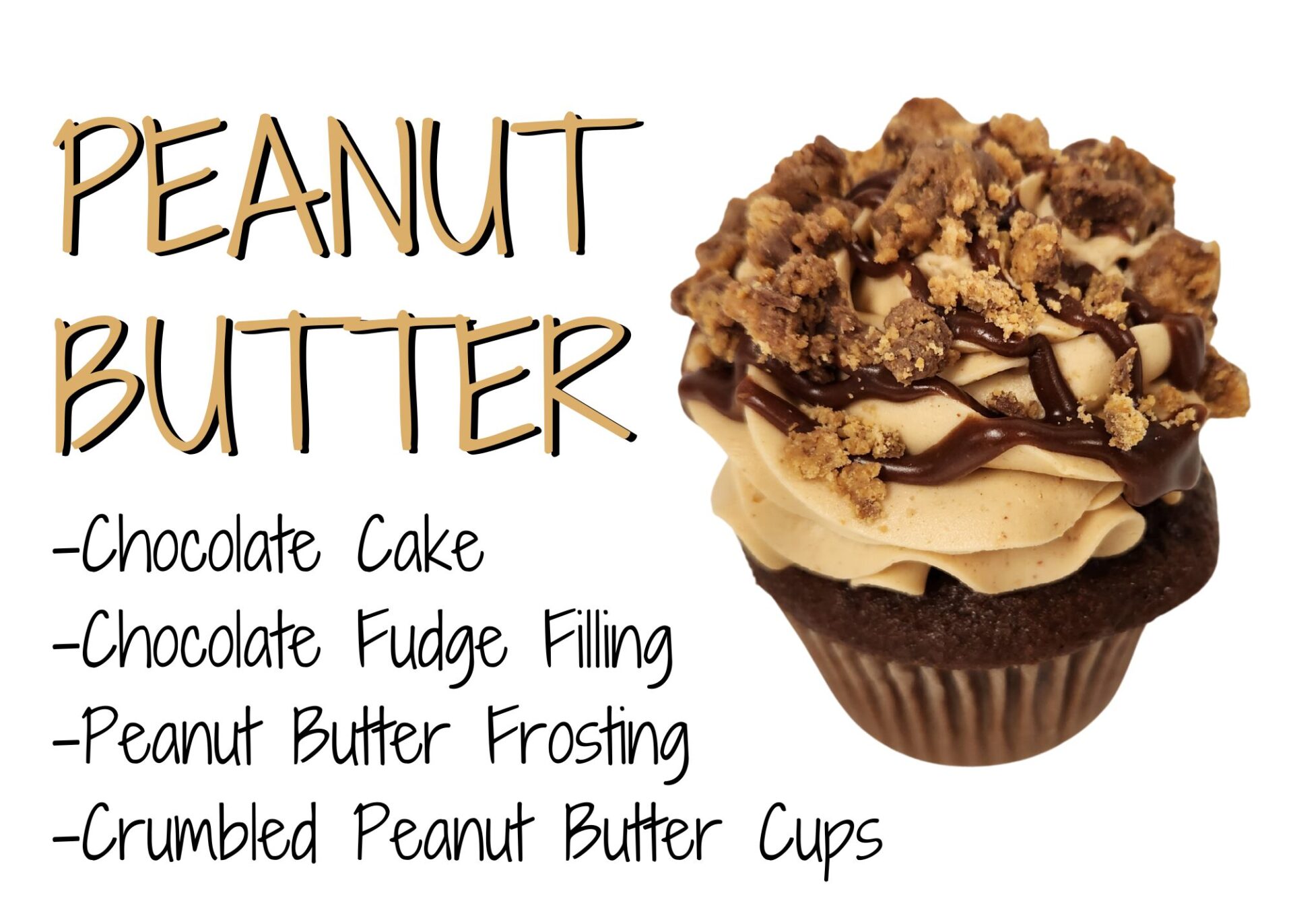 Peanut Butter Cupcake Graphic