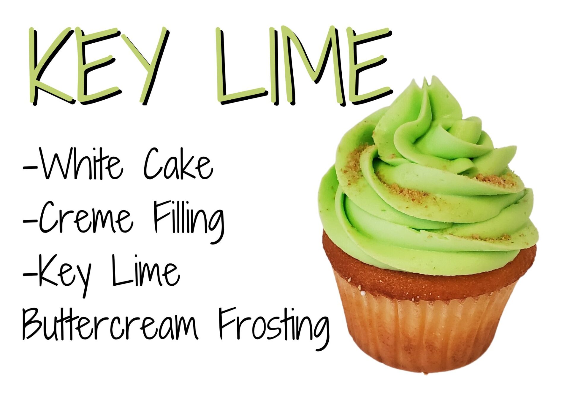 Key Lime Cupcake Graphic