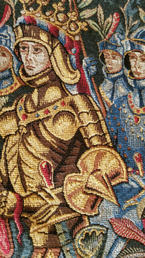 Detail from Le Roi Arthur tapestry Detail from Le Roi Arthur tapestry