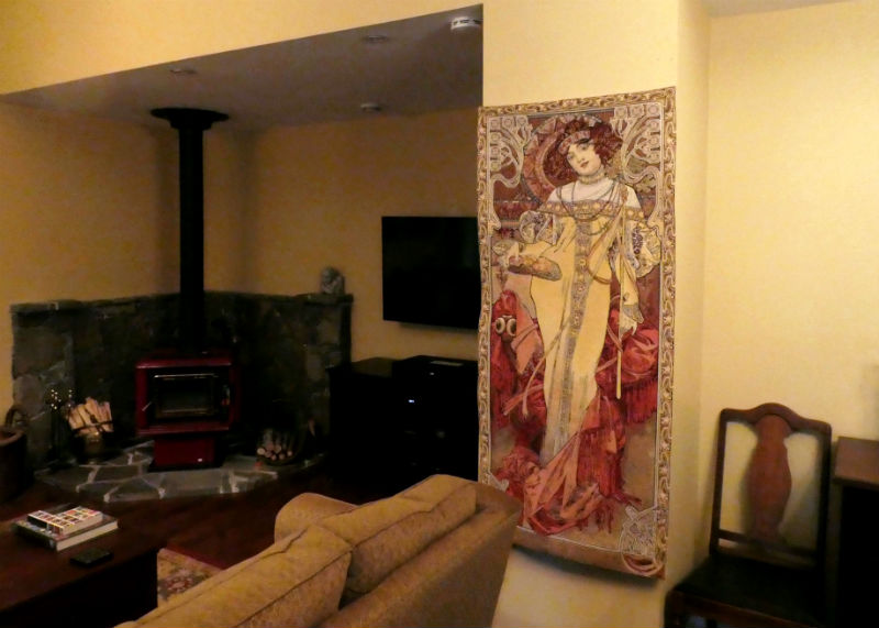 Four Seasons tapestries by Alphonse Mucha