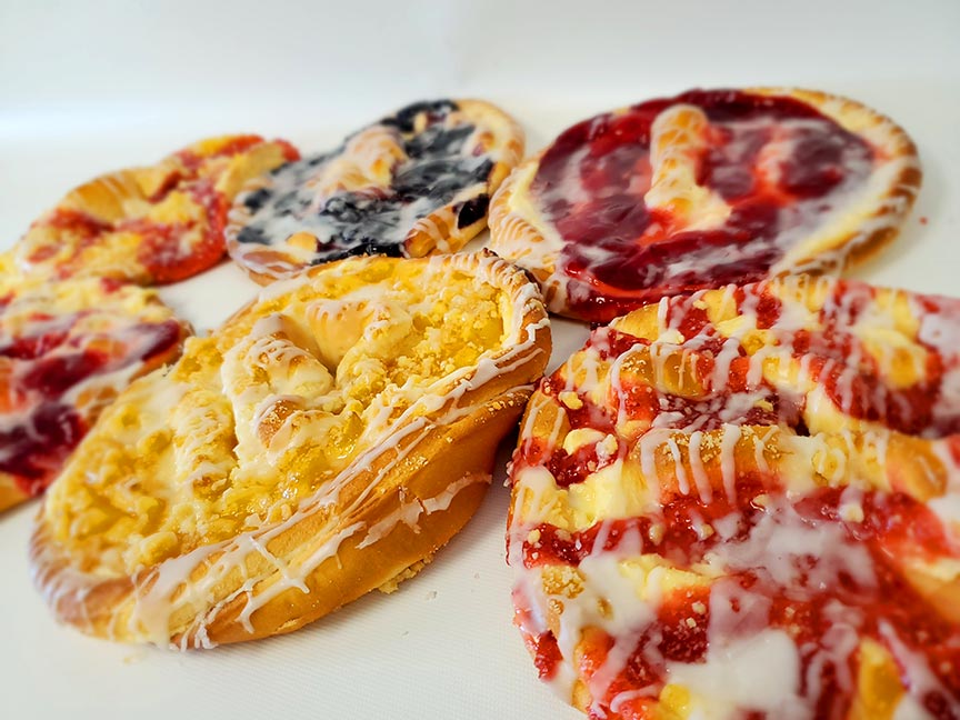 Fruit and Cream Cheese Coffee Cakes