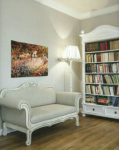 Irises in Monet's Garden tapestry - Claude Monet tapestries