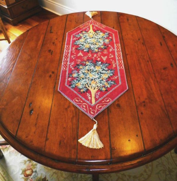 Lady with the Unicorn tapestry - French table runner Lady with the Unicorn tapestry - French table runner