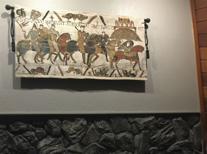 Mont St. Michel Bayeux tapestry Mont St. Michel Bayeux tapestry