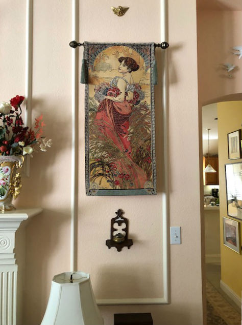 Mucha Four Seasons tapestries