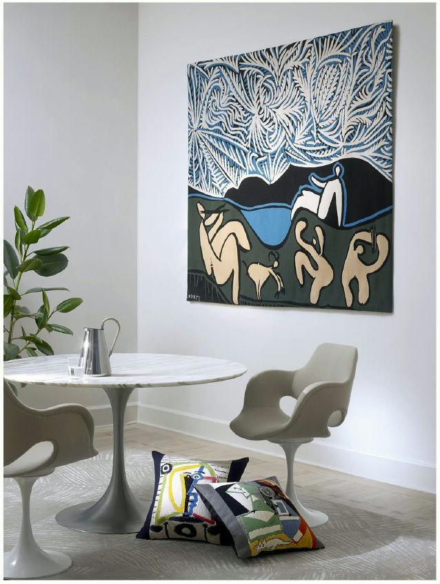 Pablo Picasso tapestries - Bacchanale avec Chevreau et Spectateur