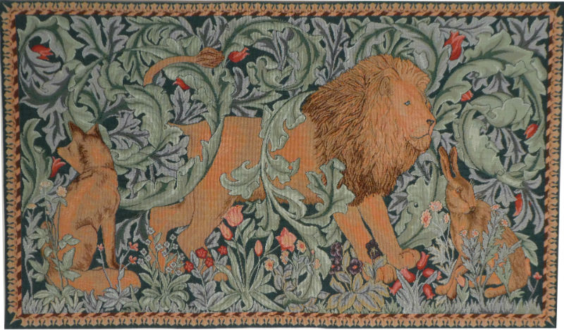 The Forest Tapestry - Lion - small size The Forest Tapestry - Lion - small size