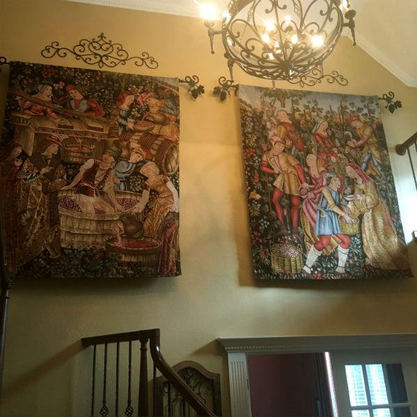 Two matching Cluny Museum tapestries