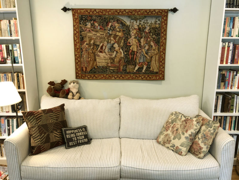 Vendanges tapestry wallhanging - Grapes Harvest