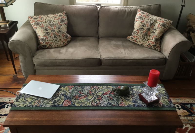 William Morris French table runner William Morris French table runner