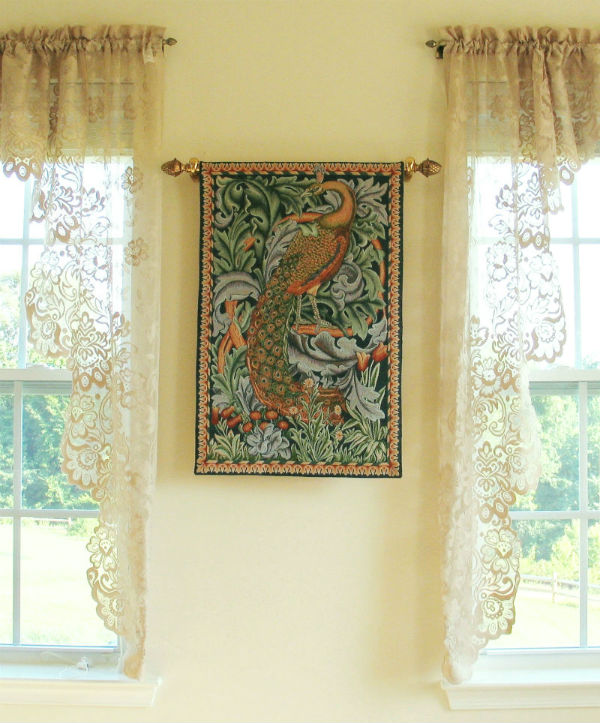 William Morris Peacock tapestry - The Forest wall-hanging