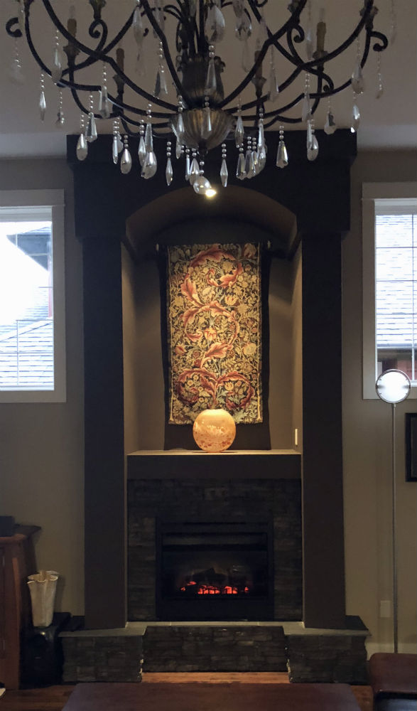 William Morris portiere tapestry hanging