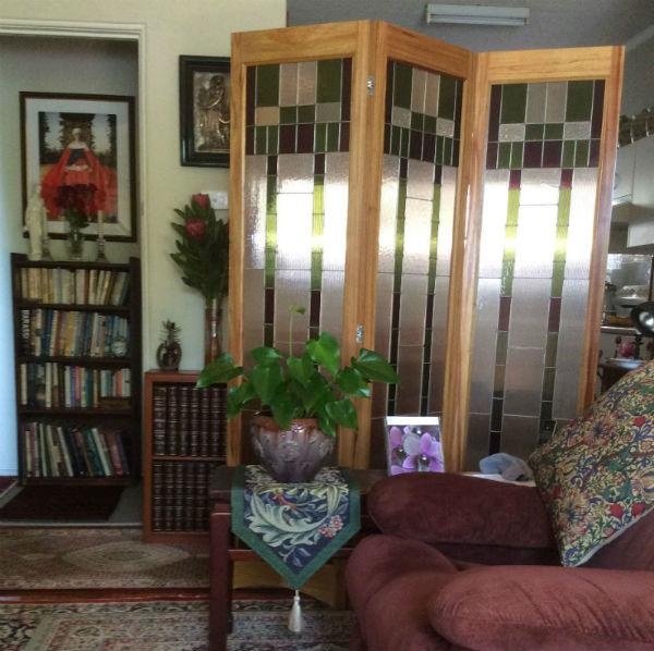 Green William Morris table runner Green William Morris table runner