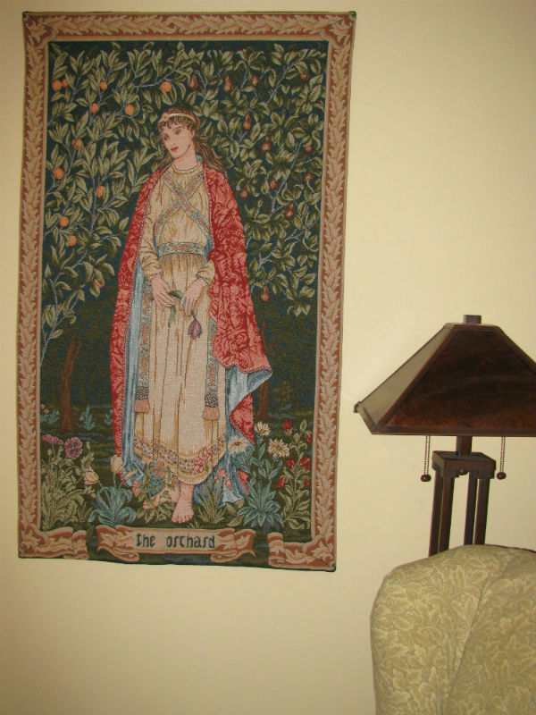 William Morris tapestries - The Orchard from The Seasons